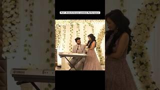 #shorts Piyu bole | Bride & Groom Sangeet Performance | Dhruv Tiwari Choreography | Sangeet Dance