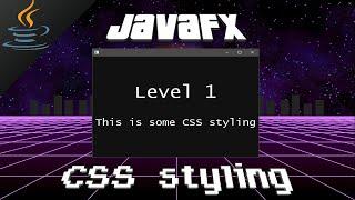 JavaFX CSS styling 