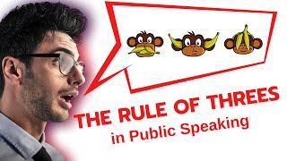 The Rule of Three in Writing Speeches