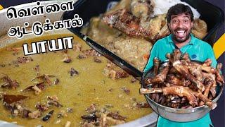 White Mutton Leg Paya With Idiyappam Distributed To Needys | Easy Cooking With Jabbar Bhai...