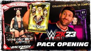 AMETHYST LITA COLLECTED + *NEW* BACKLASH PACKS ARE HERE! WWE2K23 MY FACTION PACK OPENING