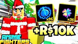 NEW FREE TO PLAY "SECRET" To Farm GOLDEN GIFTS In Anime Fighters! SPENDING $10,000+ ROBUX! | Roblox