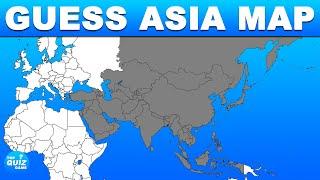 Guess All Countries On Asia Map - Quiz Guess The Country