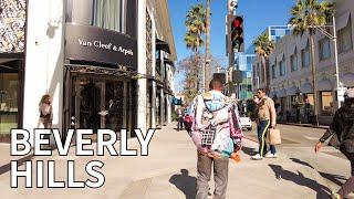 [4K] BEVERLY HILLS - Walking tour around RODEO DRIVE - Beverly Hills, California - 4K