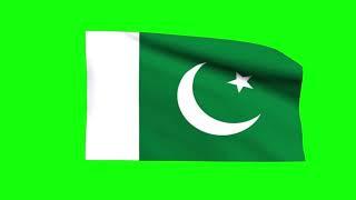 Flag Green Screen video|| Pakistan Flag Green Screen video