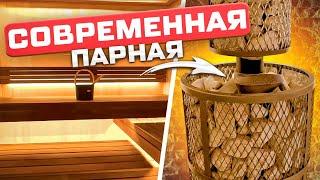 Воздушная парная! Парящий потолок с подсветкой. Печь Атмосфера L