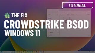 Windows 11, 10: Fix CrowdStrike Blue Screen of Death (BSoD) after buggy driver update