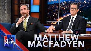 Matthew Macfadyen Recreates Stephen Colbert's Favorite Scene From The Series Finale Of "Successio…