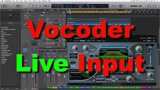 Using a Live Input with the EVOC 20 | Logic Pro X