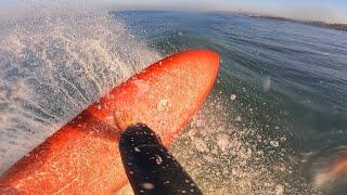 Christenson 6'8 twin tracker full surf session POV goprohero 9 raw.