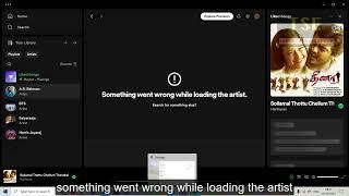 Spotify not loading in pc fix - something went wrong  while loading the artist