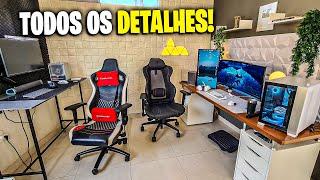 TOUR PELO MEU SETUP 2023 - Mostrando todos os detalhes