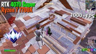 Fortnite Chapter 5 | RTX 4070 Super + Ryzen 7 7700x | Ranked fights solo | 1980x1080 | 1000+FPS