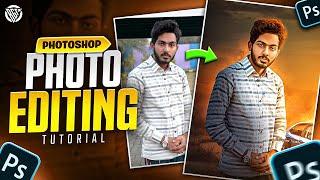 Dramatic Sunset Photo Manipulation Effects | Photoshop Tutorial | BOSS GFX