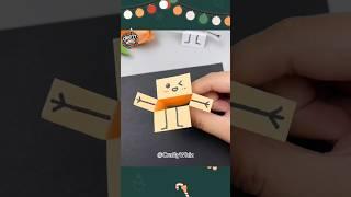 Easy Paper Craft: The Little Dancing Man Hand Puppet#viral#shorts#food