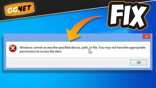 6 Cara Mengatasi 'Windows cannot access the specified device, path, or file'