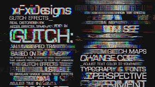 GLITCH TEXT EFFECTS TOOLKIT +30 TITLE ANIMATION PRESETS ► [ AFTER EFFECTS TEMPLATES ]