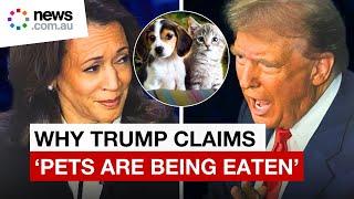 Why Donald Trump thinks immigrants are eating cats and dogs