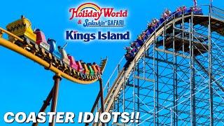 Coaster Idiots Do Holiday World and Kings Island In The Same Day!!