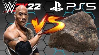 WWE2K22 THE ROCK VS A ROCK