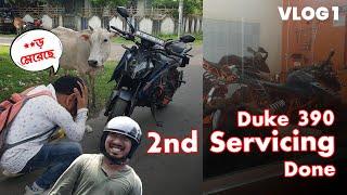 Duke 390 Gen 3 | 2nd servicing | vlog 1| servicing video #ktm390 #Duke390