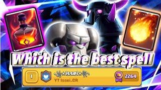 Which is the best spell for PEKKA BRIDGE SPAM-Clash Royale