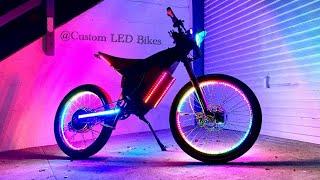 134v Enduro Ebike Night Mode