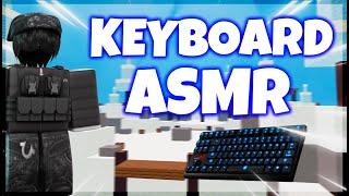 SKYWARS Keyboard ASMR! | Roblox Bedwars Gameplay