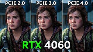 PCIe 2.0 vs PCIe 3.0 vs PCIe 4.0 | GeForce RTX 4060 8GB | Test In 9 Games at 1080p | 2023