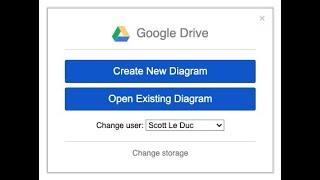 Creating, Saving, and Google Sharing a Draw.io File