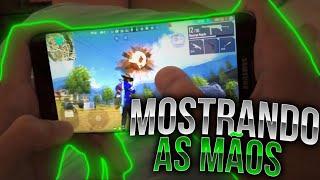 MACRO MOBILE??? MOSTRANDO MINHAS MÃOS JOGANDO!! (HandCam) - Highlights Free Fire