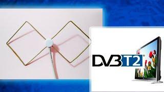 Antenna DVB-T2 - How to make - Antenna DVBT2 digital TV / DIY TV Antenna TDT / #antenna / Антенна т2