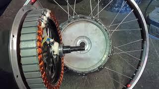 Ouverture et entretien d'un moteur roue direct drive OZO pour vélo électrique. Comment entretenir.