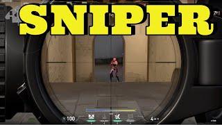 Aggressive Sniper - Valorant Neon Gameplay