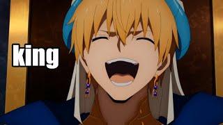 One Minute of Gilgamesh's English Dub Laughing at Others 