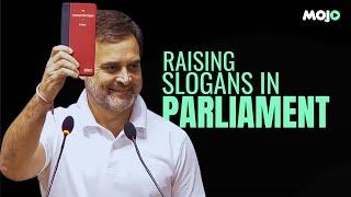 Jai Samvidhan to Jai Palestine I Parliament Oaths, What MPs Said I Rahul I Modi I Owaisi