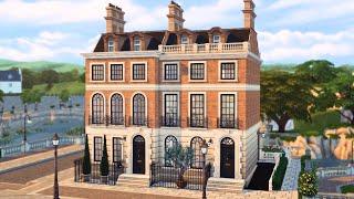 LONDON TERRACED HOUSE | Sims 4 Speed Build (Stop Motion Style)