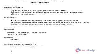 How to Install phpMyAdmin on CentOS 7.6