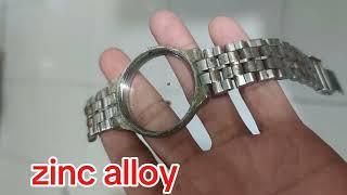 perbedaan korosi zinc alloy vs base metal pada jam tangan