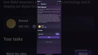 Web3 Explained Tapswap Code #tapswapvideocode #tapswap