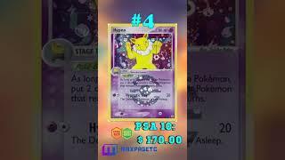 Top 5 Hypno Reverse Holo Pokémon Cards #tcg#pokémon#Hypno#holocards