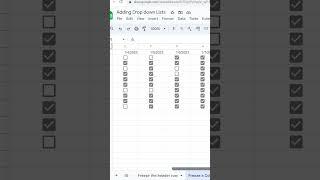 Google Sheets Tips: Freezing Header Rows & Columns for Easy Navigation #googlesheets #Headerrow