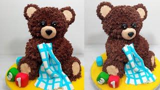 Teddy Bear Cake video tutorial