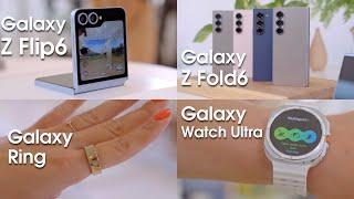 HANDS ON & Überraschung: Samsung Galaxy Z Fold6, Z Flip6, Ring, Watch Ultra, Buds3 & 3 Pro