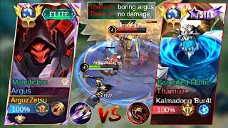 ARGUS VS HARD COUNTER THAMUZ  ARGUS NEW BEST BUILD TO COUNTER TANKY FIGHTERS 2024