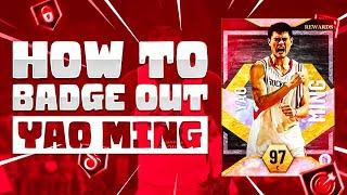 HOW TO BADGE YOUR LEVEL 40 YAO MING TO MAKE HIM THE BEST CENTER ON NBA 2K22 MYTEAM!