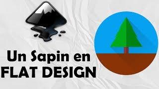 Comment faire un Sapin en FLAT DESIGN dans Inkscape - Tutoriel FR