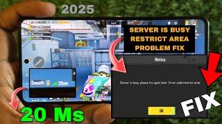 SERVER IS BUSY ERROR CODE RESTRICT AREA PROBLEM FIX | HOW TO PLAY PUBG WITHOUT VPN ~ LOW MS