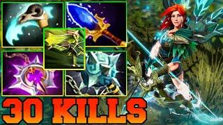 30 Kills Windranger !! Windranger Dota 2 Carry Offlane 7.35 Meta Pro Gameplay Build Guide