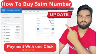 How to Buy 5sim Number with one Click || New Update Method 2023